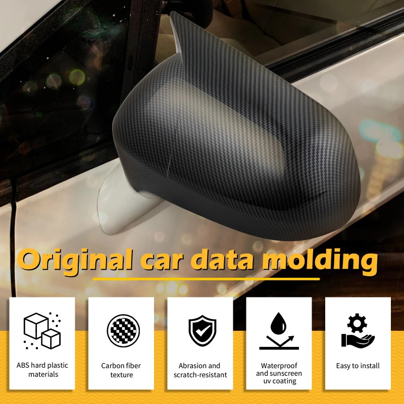 JMTBNO Pair For Honda Civic 2006~2011 Rearview Side Mirror Cover