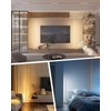 TACAHE Minimalist Corner Floor Lamp - 2700K-6500K Dimmable LED Night