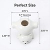 2 Pack Ceramic Toothbrush Holders, Cute Animal Tooth Brush Holder