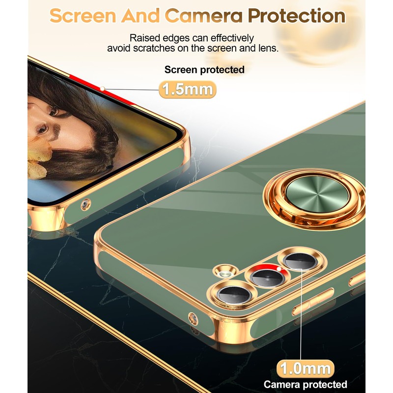 LeYi for A35 5G Case: with Tempered Glass Screen Protector