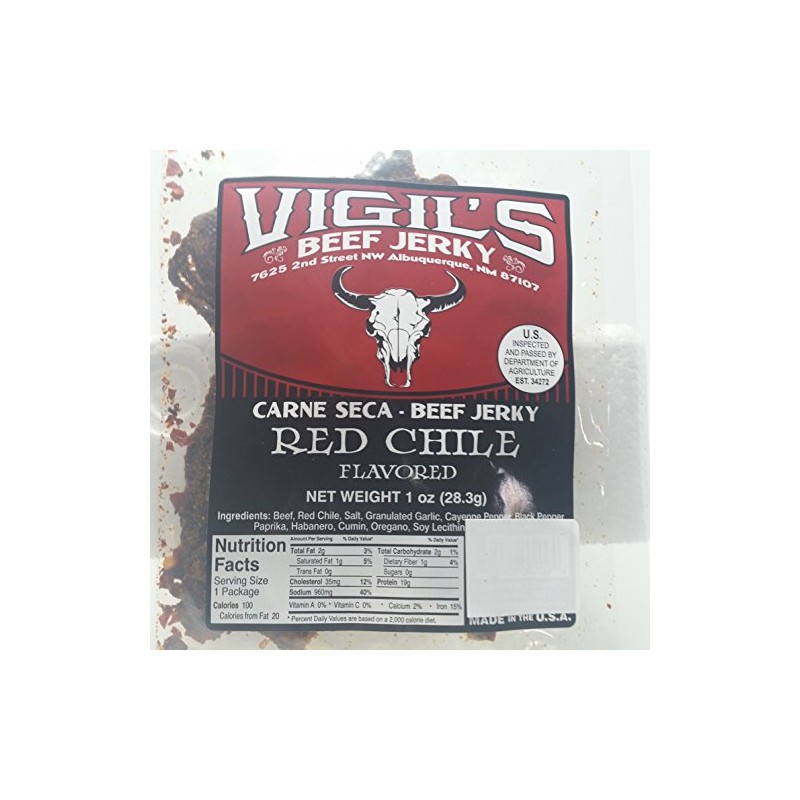 Vigil's Red and Green Chile Jerky