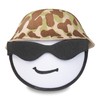 CoolBalls Cool Army Soldier w/Camo Helmet Car Antenna Ball/Mirror Hanger/Auto