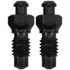 2Pcs Disc Brake Bleeder Screw Titanium Alloy M6 Rust Resistance