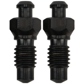 2Pcs Disc Brake Bleeder Screw Titanium Alloy M6 Rust Resistance Oil Disc Exhaust Screws Mountain Bike Accessories Black