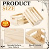 Yiyiring 12 Pcs Small Wooden Crates with Handles Bulk 6.5''
