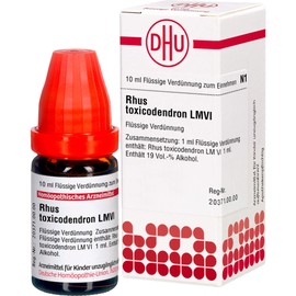 DHU Rhus Toxicodendron LM VI Dilution, 10 ml Solution