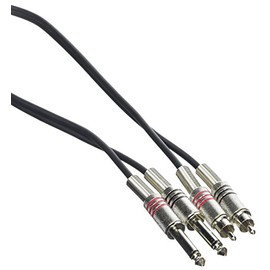 Stagg 20ft. Twin Cable - Phone Plug/Male RCA
