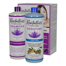 Tratamiento Keratina Brasileña Alaciado Permanente Kit 1 Lt