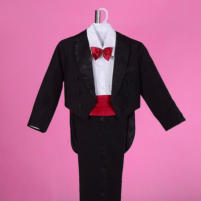 Lito Angels Esmoquin clásico para niños con Cola Trajes Formales