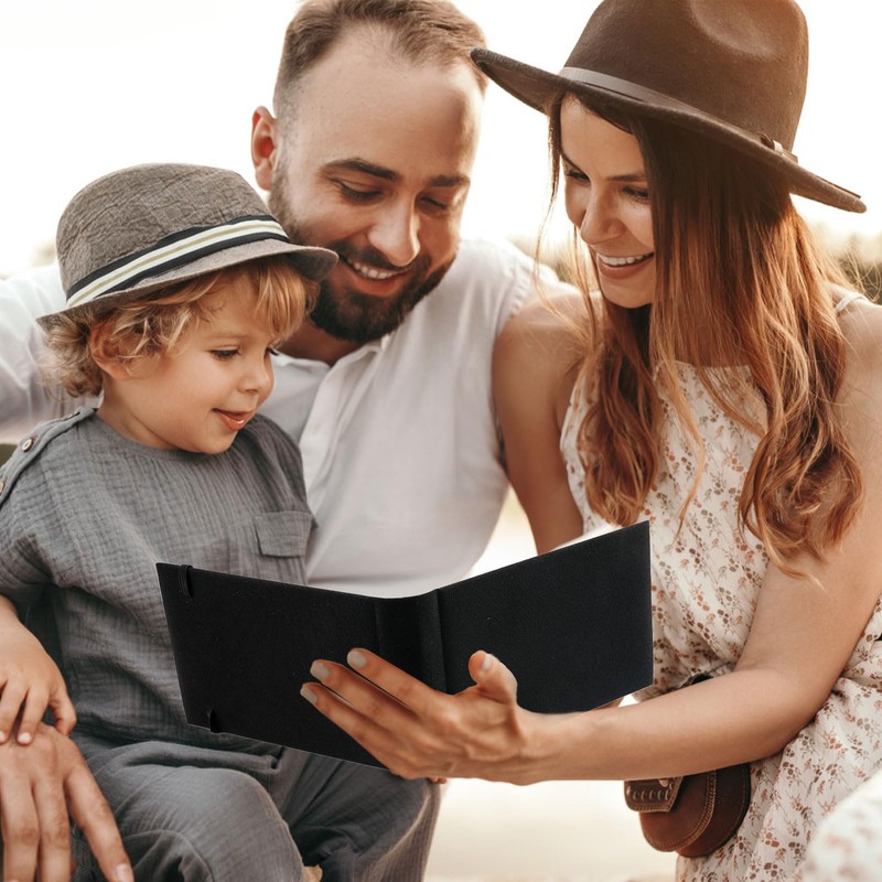 2 Pack Photo Book Album 6x4, Small Photo Album Slip