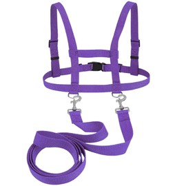 Soiftra Horse Lead for Playing for Children, Horse Harness Children Purple Children's Lead Size Adjustable Horse Lead Toy for Children Girls Boys Role Play Horse Friends