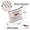 JXGZSO Funny Costume Designer Gift Designer Makeup Bag Fashion Designer