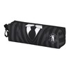 Wednesday Uniform-FAN Square Pencil Case 2.0 Black, black, Fan Square