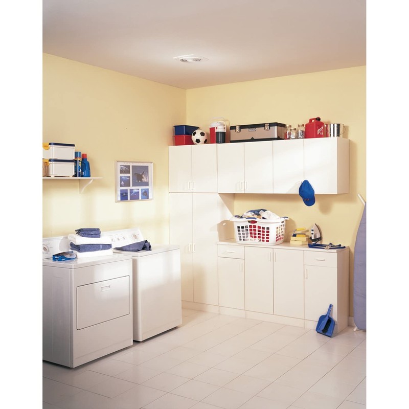 Broan-NuTone 505 Exhaust Fan, White Vertical Discharge Ceiling Ventilation Fan,