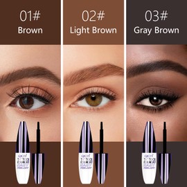 Peel-Off Eyebrow Tinting Gel, Tattoo Easy Peel Off Eyebrow Gel, Waterproof, Long-lasting, Smudge-proof, Transfer-proof Brow Stain (01# Brown)