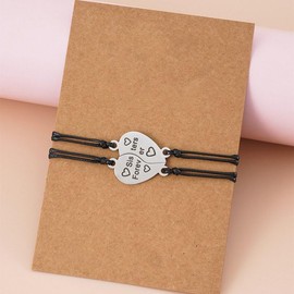 Friendship Bracelets for Women Matching Bracelets Best Friend Bracelet Adjustable Braided Sister Bracelet Birthday Gifts for Her