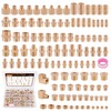 Dazakoot 111Pcs Hose Pipe Fitting Assortment Kit, NPT Adapter, Reducer
