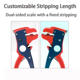 Automatic Wire Stripper, Adjustable Cutting Pliers, 2-in-1 Wire Stripping Tool, Cable Wire Stripper for Stripping and Cutting