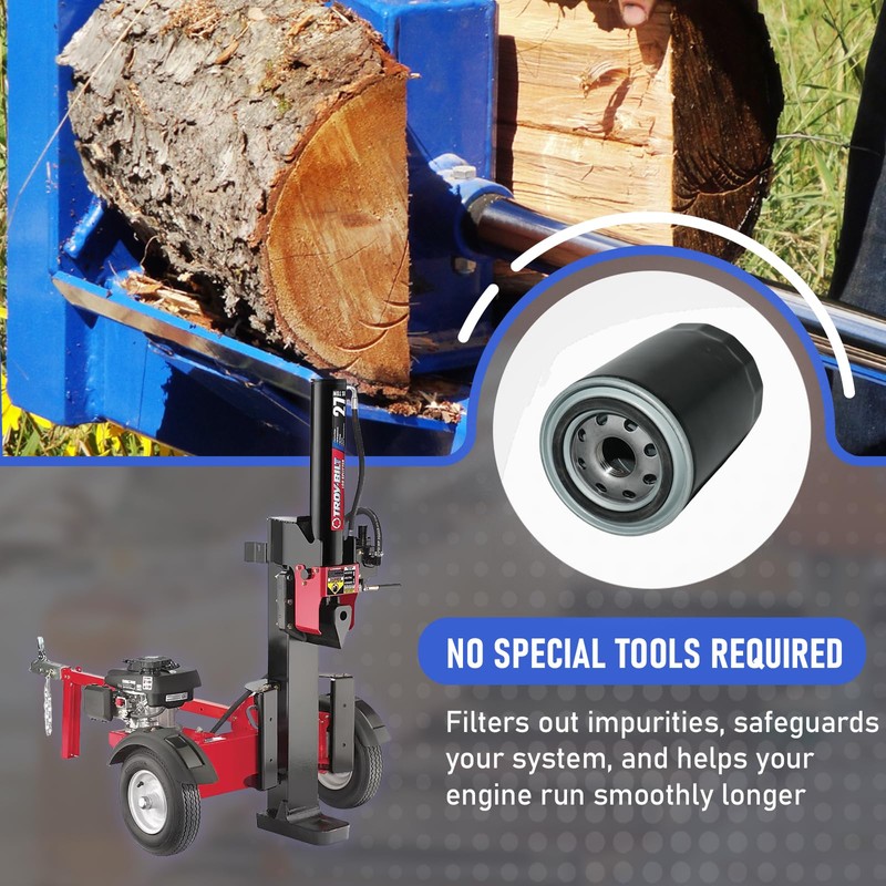 Log Splitter Hydraulic Oil Filter Compatible with MTD Troy-Bilt LS27,
