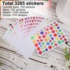 60 Sheet 3285 Pcs Holographic Foil Stickers, Sparkly Holographic Kids