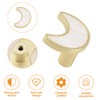 MOROBOR Decorative Moon Kitchen Cabinet Knobs, 6 Pack Creative Dresser
