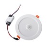 12W AC85‑265V LED Ceiling Light Downlight Human Body Sensor Recessed