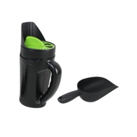 Generic Hand Spreader Shaker Multiple Opening Sizes Salt Spreader Handheld Shake Dispenser for Ice Melt, DE Icer, Grass