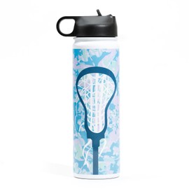 ChalkTalkSPORTS Girls Lacrosse Insulated Water Bottle | Lacrosse Stick