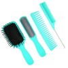 4Pcs Hair Brush Set Paddle Detangling Hair Brush Nine Rows