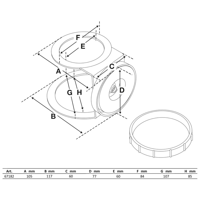 BGS 67182 Magnetic Holder for Impact Wrench