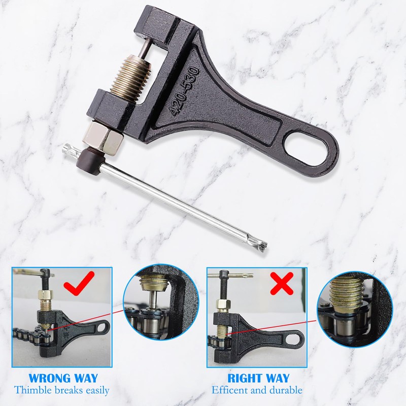 TNSLAND Chain Separator, Chain Separator Chain Riveter Motorcycle, Chain Separator
