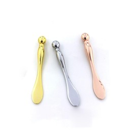 NOLITOY 1pc Beauty Scoop Silk Eye Mask Cooling Gel Skincare Eyemask Face Face Masks Eye Soft Shade Lip Mask Eye Gel Eye Pads Makeup Skin Care Tools Facial Cosmetic Spoon Golden