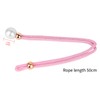 Biiange 2 Pack Adjustable Curtain Tiebacks with Large Imitation Pearls,