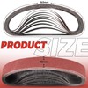 STEBRUAM Sanding Belt 40 x 760 mm,10PCS 80 Grit