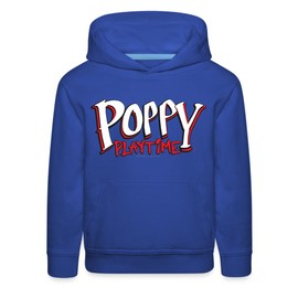Poppy Playtime - Logo Hoodie (Kids, Royal Blue, 6-7)