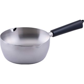 Miyazaki Seisakusho Objet Yukihira Pot, 6.3 inches (16 cm), Aluminum Core, Made in Japan, 5-Year Warranty, Induction Compatible, Lightweight OJ-62
