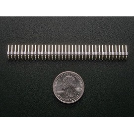 Adafruit Break-away 0.1" 36-pin strip right-angle male header (10 pack)