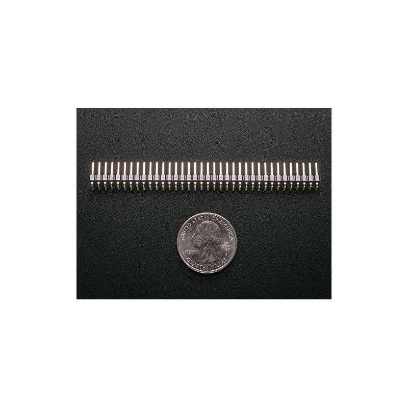 Adafruit Break-away 0.1" 36-pin strip right-angle male header (10 pack)