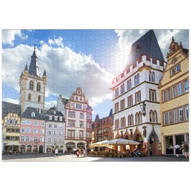 MyPuzzle Trier, Marketplace with Steipe in the City Centre of the Ancient Roman City - Premium 1000 Piece Puzzle - MyPuzzle Special Collection by Puzzle Galaxy