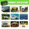 DREAMDASH 12.8V 7Ah LiFePO4 Lithium Battery 4000+ Deep Cycle for