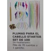 Shany Extensiones De Colores. Shany  Grapas Y Gancho. .plumas.