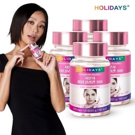 Holidays Absorption Rate UP 300 Dalton Ultra Low Molecular Fish Collagen 300 x 4 Bottles / 홀리데이즈 흡수율UP 300달톤 초저분자 피쉬 콜라겐 300 x 4병