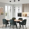 13W Modern Spiral Led Pendant Light Fixture, Cold White 5500K