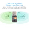 AC600 USB WiFi Adapter for PC Nano Support 802.11ac 2.4G