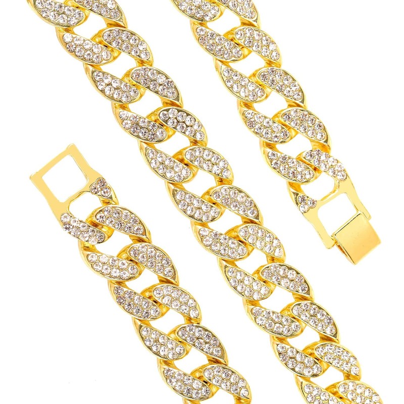 HH Bling Empire Iced Out Crown Bail A to Z