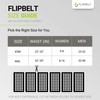 FlipBelt Air Adjustable - Black - MXL