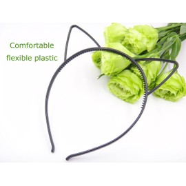 Bonnie Z. Leonardo Simple Comfortable Plastic Cat Ears Headband