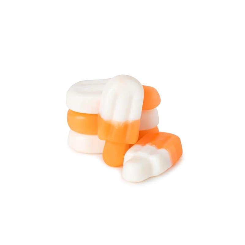 Bayside Candy Orange & Cream Popsicle Gummies – 3D Orange