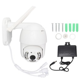 Wireless Webcam Dual Light 3MP IP66 360 Degree Rotation Wall Mounted Remote Outdoor Monitor