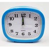 JRose Collections Alarm Travel Clock, Analog Quartz, Big Numbers for